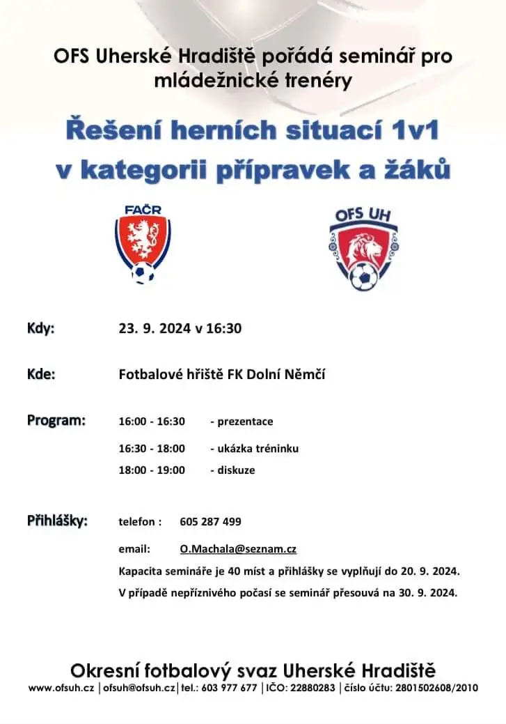 Seminář pro mládežnické trenéry